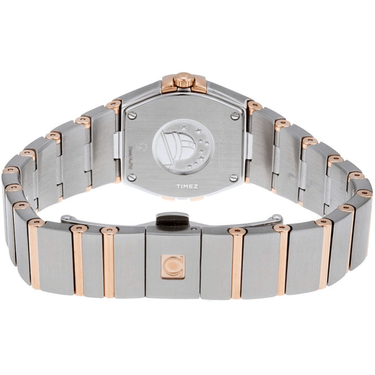 Omega,Constellation 24mm,24mm,Red Gold,Stainless Steel,White,Quartz,30000hours,In-house Caliber,123,123.25.24.60.55.012