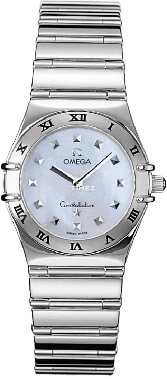 Omega,Constellation 25.50mm,25.50mm,Stainless Steel,White,Quartz,30000hours,In-house Caliber,1571,1571.71.00