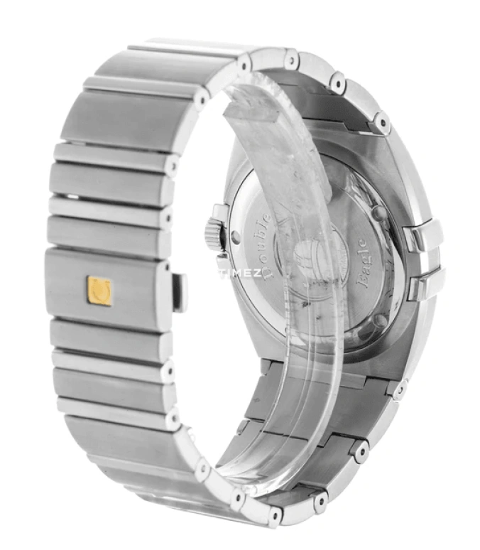 Omega,Constellation 38mm,38mm,Stainless Steel,Silver,Grey,Quartz,Day,30000hours,1513,1513.30.00