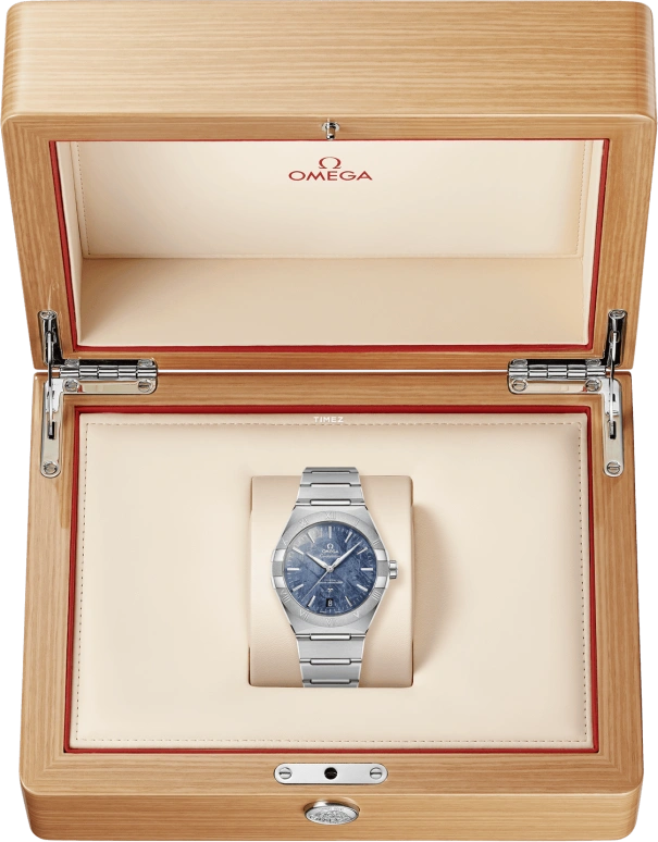 Omega,Constellation 41mm,41mm,Stainless Steel,Blue,Automatic,Day,60hours,131,131.30.41.21.99.003