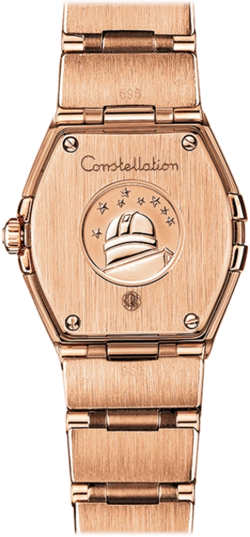Omega,Constellation 27mm,27mm,Red Gold,White,Quartz,30000hours,In-house Caliber,123,123.55.27.60.55.001