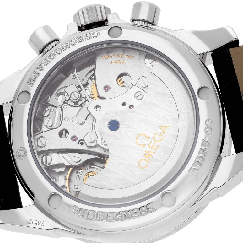 Omega,De Ville 35mm,35mm,Stainless Steel,Grey,Automatic,Chronograph,Day,422,422.18.35.50.06.001