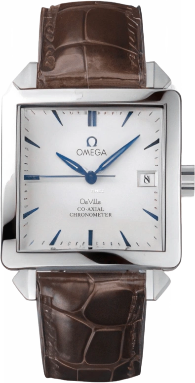 Omega,De Ville 33.40mm,33.40mm,Stainless Steel,White,Automatic,Day,48hours,7803,7803.30.32