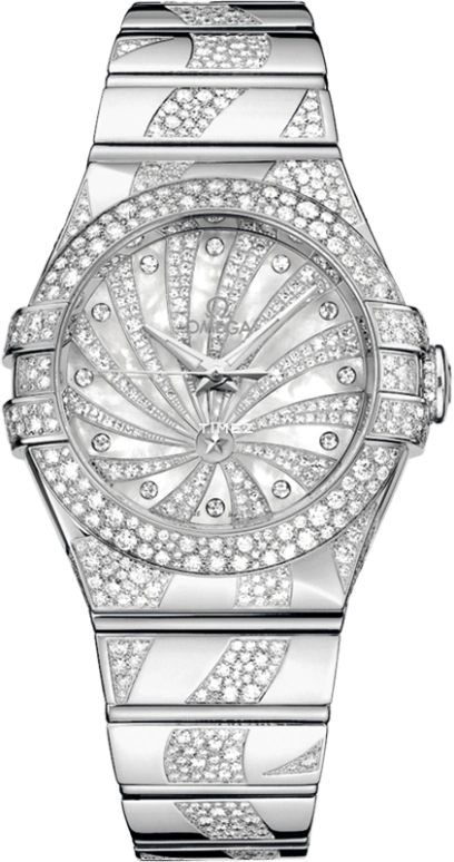 Omega,Constellation 31mm,31mm,White Gold,White,Automatic,50hours,In-house Caliber,123,123.55.31.20.55.009