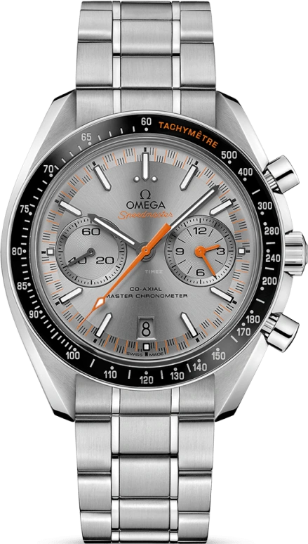 Omega,Speedmaster (Non-Moonwatch) 44.25mm,44.25mm,Stainless Steel,Grey,Automatic,Chronograph,Date,Co-Axial Escapement,Column Wheel,60hours,In-house Caliber,329,329.30.44.51.06.001