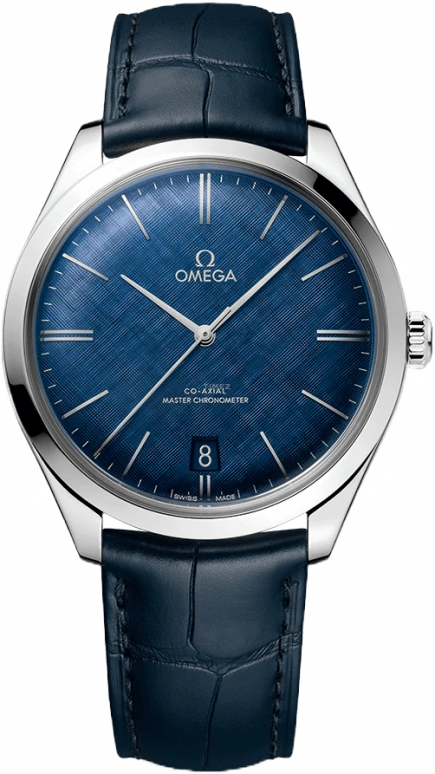 Omega,Trésor 40mm,40mm,Stainless Steel,Blue,Handwound,Day,Co-Axial Escapement,Eddie Redmayne,435,435.13.40.21.03.001