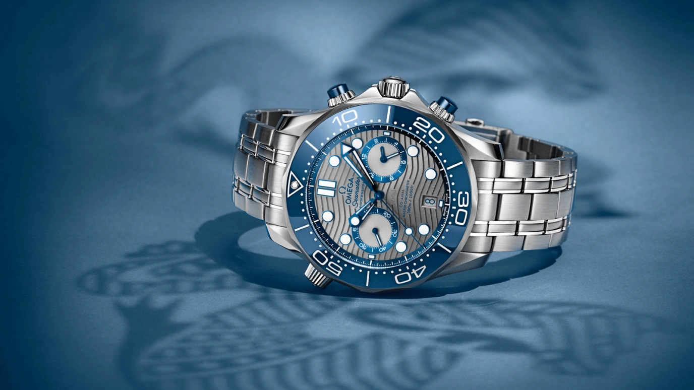 Omega,Seamaster Diver 300M 44mm,44mm,Stainless Steel,Grey,Automatic,Chronograph,Date,Co-Axial Escapement,Column Wheel,60hours,In-house Caliber,210,210.30.44.51.06.001