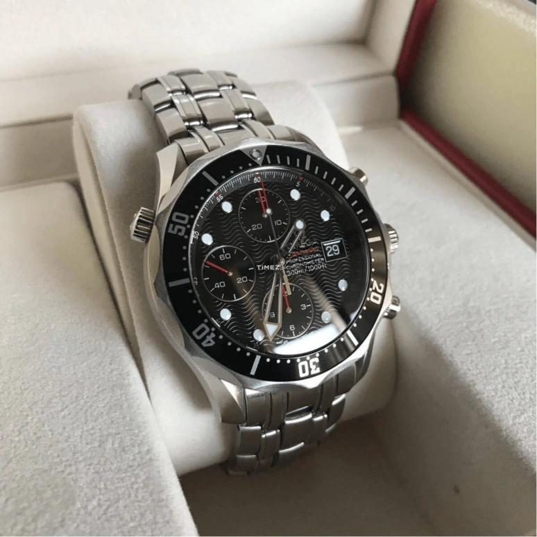 Omega,Seamaster 41.50mm,41.50mm,Stainless Steel,Black,Automatic,Chronograph,Day,212,212.30.42.40.01.001
