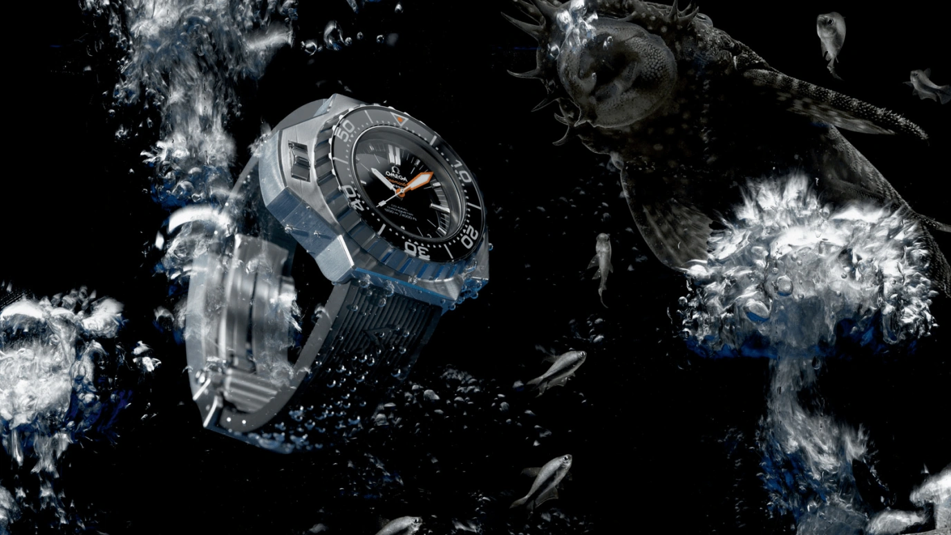 Omega,Seamaster PloProf 55mm,55mm,Stainless Steel,Black,Automatic,Date,Co-Axial Escapement,224,224.32.55.21.01.001