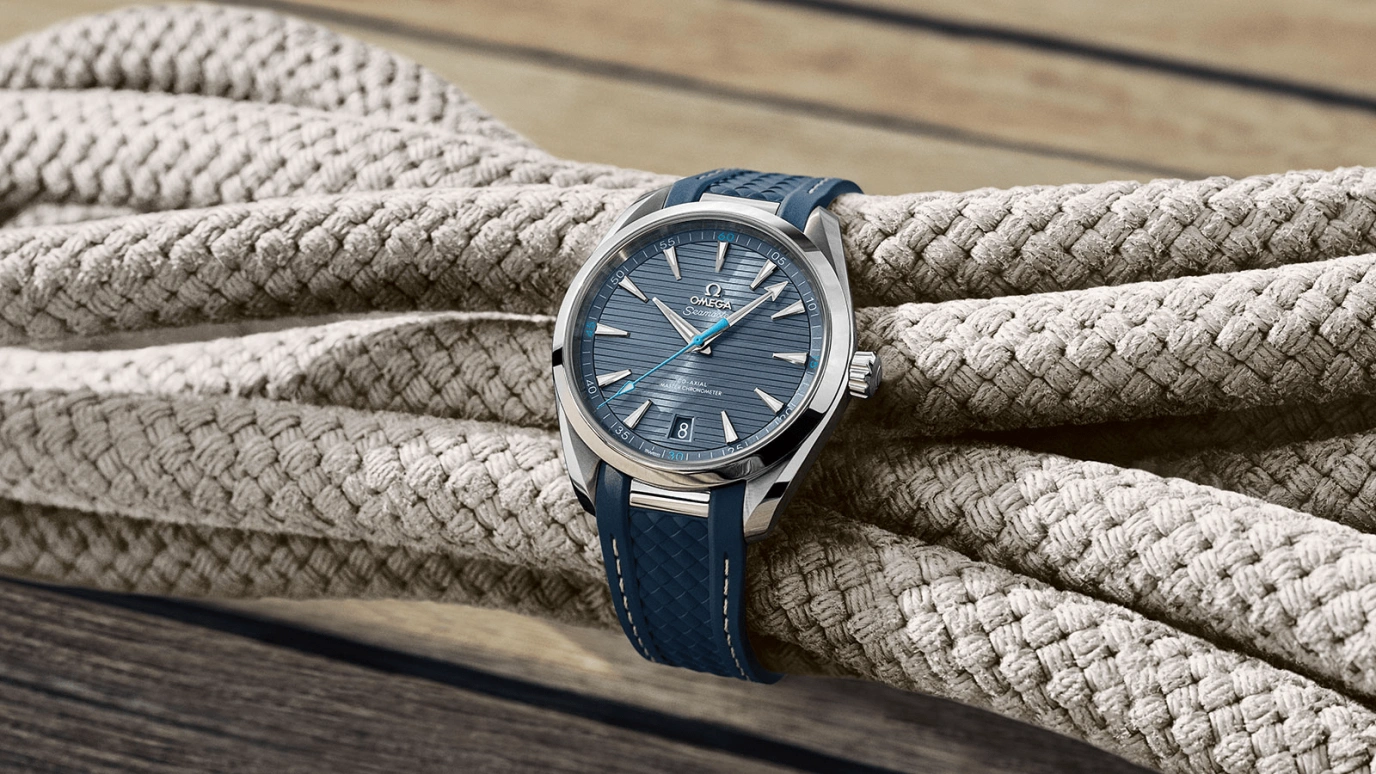 Omega,Aqua Terra 41mm,41mm,Stainless Steel,Blue,Automatic,Date,Co-Axial Escapement,220,220.12.41.21.03.002