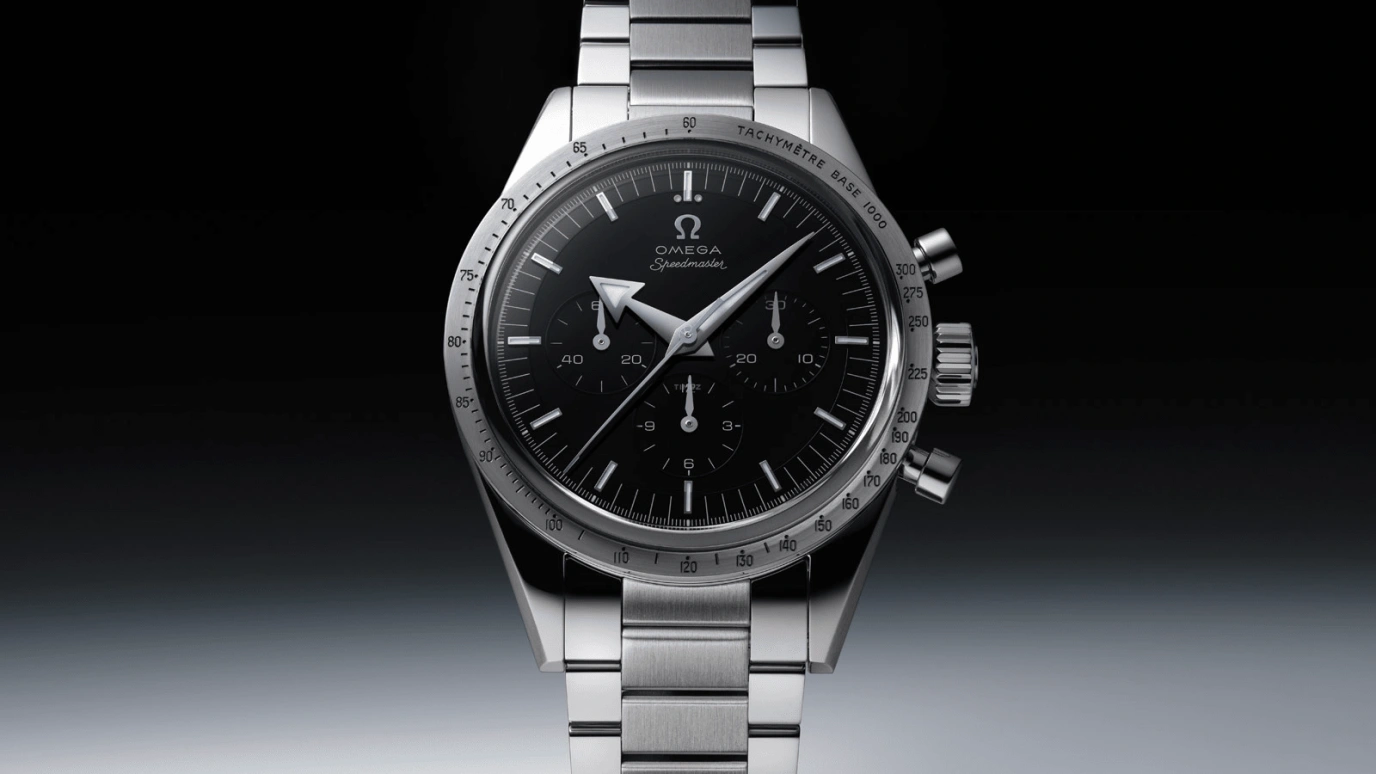 Omega,Speedmaster 38.60mm,38.60mm,Canopus Gold,Black,Handwound,Chronograph,55hours,311,311.50.39.30.01.001