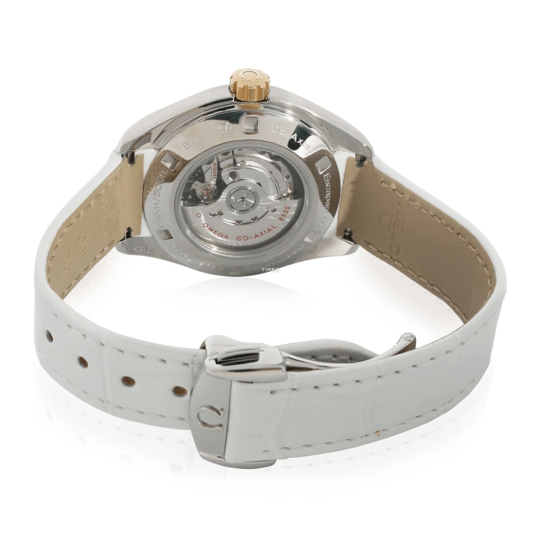 Omega,Aqua Terra 34mm,34mm,Yellow Gold,Stainless Steel,White,Automatic,Day,50hours,231,231.28.34.20.55.001