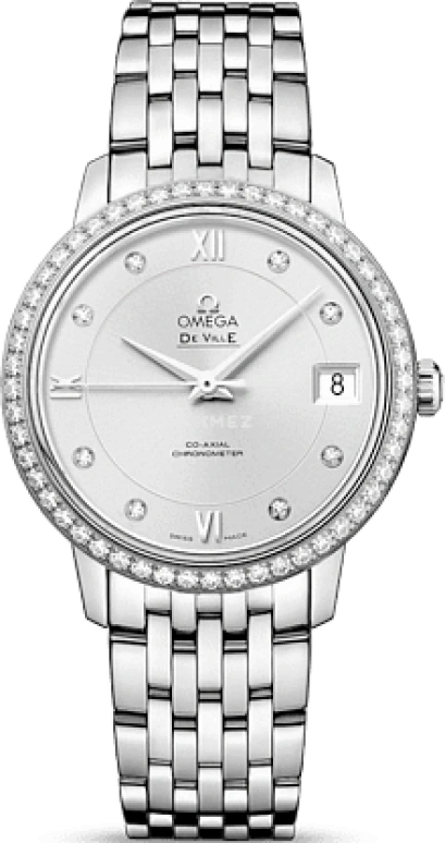 Omega,De Ville 32.70mm,32.70mm,Stainless Steel,Silver,Automatic,Date,Co-Axial Escapement,424,424.15.33.20.52.001