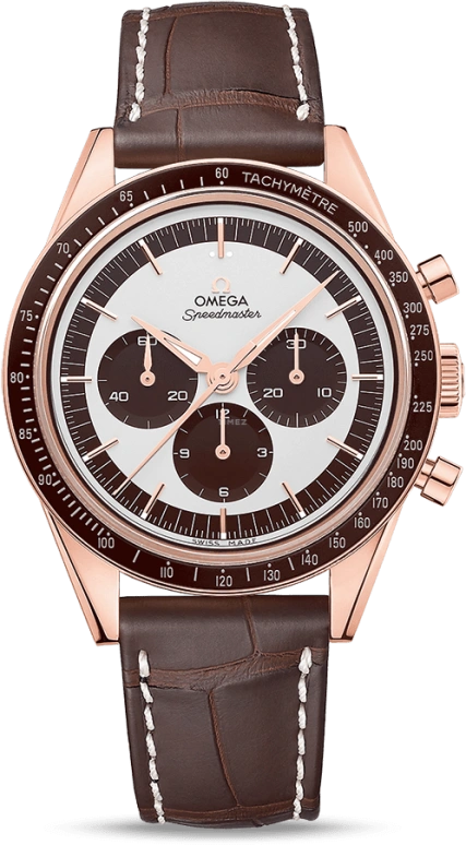 Omega,Speedmaster 39.70mm,39.70mm,Sedna Gold,Silver,Handwound,Chronograph,48hours,311,311.63.40.30.02.001