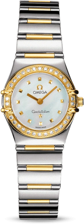 Omega,Constellation 22.50mm,22.50mm,Yellow Gold,Stainless Steel,White,Quartz,30000hours,In-house Caliber,1365,1365.71.00