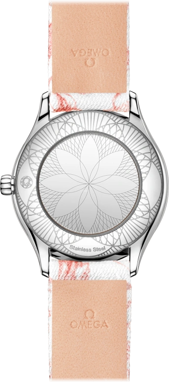 Omega,De Ville 26mm,26mm,Stainless Steel,Rose,White,Quartz,In-house Caliber,Sapphire,428,428.17.26.60.04.003