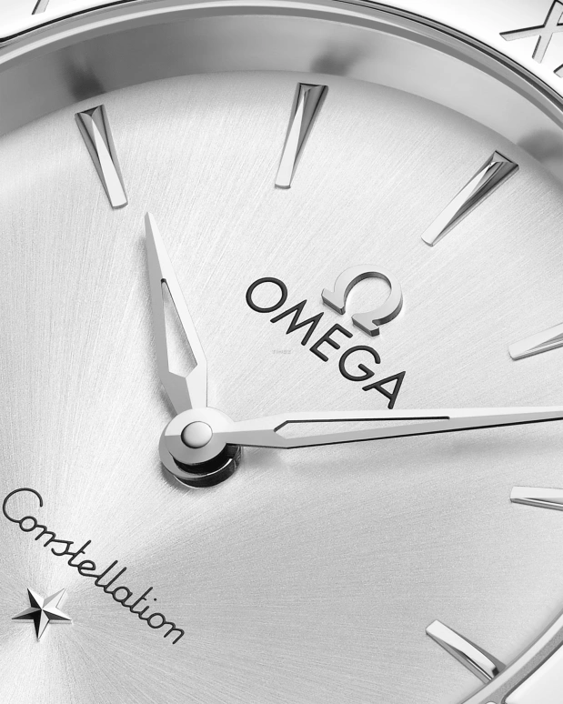 Omega,Constellation 28mm,28mm,Stainless Steel,Silver,Quartz,In-house Caliber,Sapphire,Crystal Glass,131,131.10.28.60.02.002