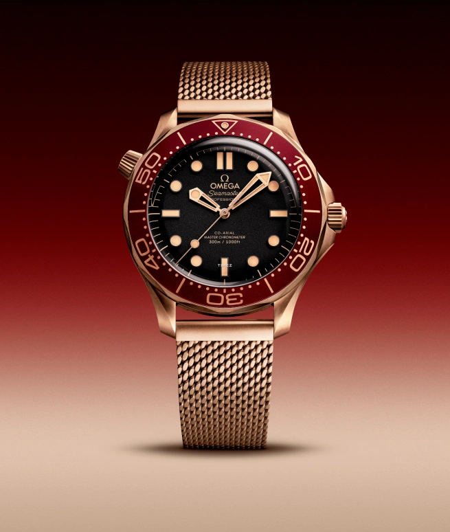 Omega,Seamaster Diver 300M 42mm,42mm,Bronze Gold,Black,Automatic,Anti-magnetic,55hours,Ma Long,210,210.90.42.20.01.003