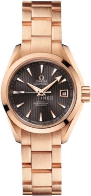 Omega,Aqua Terra 30mm,30mm,Red Gold,Grey,Automatic,Date,Co-Axial Escapement,231,231.50.30.20.06.001