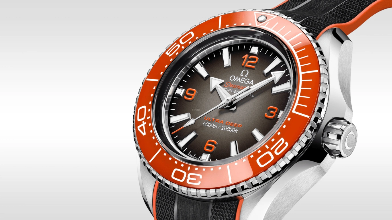 Omega,Seamaster Planet Ocean 45.50mm,45.50mm,Titanium,Ceramic,Stainless Steel,Grey,Automatic,Co-Axial Escapement,60hours,215,215.32.46.21.06.001