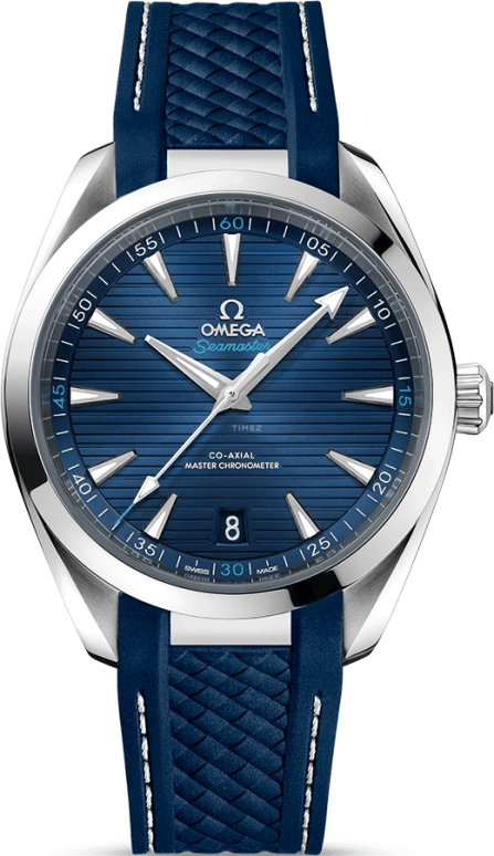 Omega,Aqua Terra 41mm,41mm,Stainless Steel,Blue,Automatic,Date,Co-Axial Escapement,220,220.12.41.21.03.001