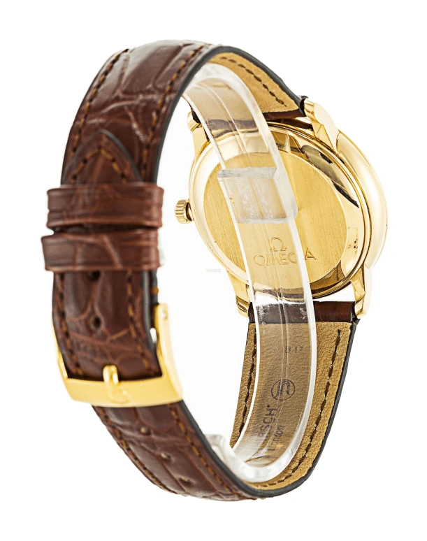 Omega,De Ville 34.70mm,34.70mm,Yellow Gold,White,Automatic,Day,In-house Caliber,4600,4600.31.02