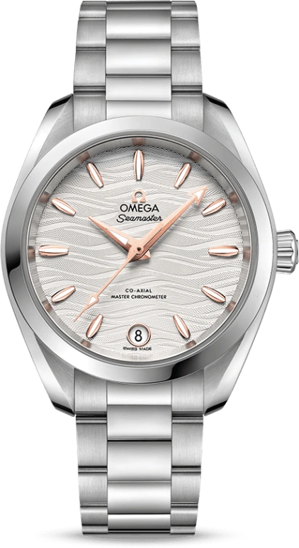 Omega,Aqua Terra 34mm,34mm,Stainless Steel,Silver,Automatic,Date,Co-Axial Escapement,220,220.10.34.20.02.001