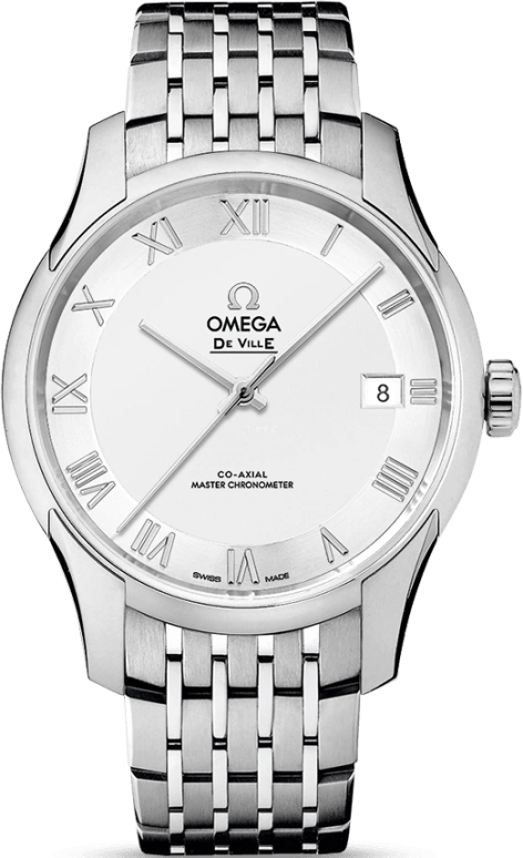 Omega,De Ville 41mm,41mm,Stainless Steel,Silver,Automatic,Date,Co-Axial Escapement,433,433.10.41.21.02.001
