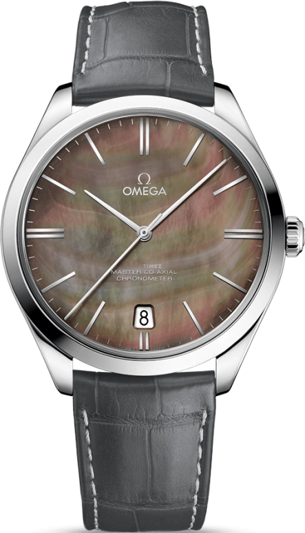 Omega,Trésor 40mm,40mm,White Gold,Brown,Handwound,Date,Co-Axial Escapement,432,432.53.40.21.07.001