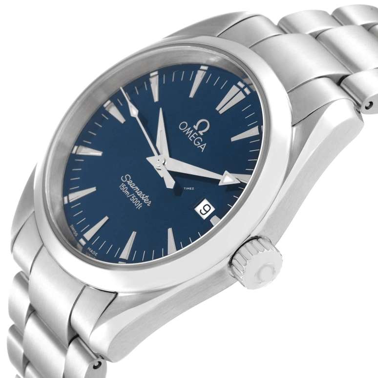 Omega,Seamaster 36.20mm,36.20mm,Stainless Steel,Blue,Quartz,Day,26280hours,2518,2518.80.00