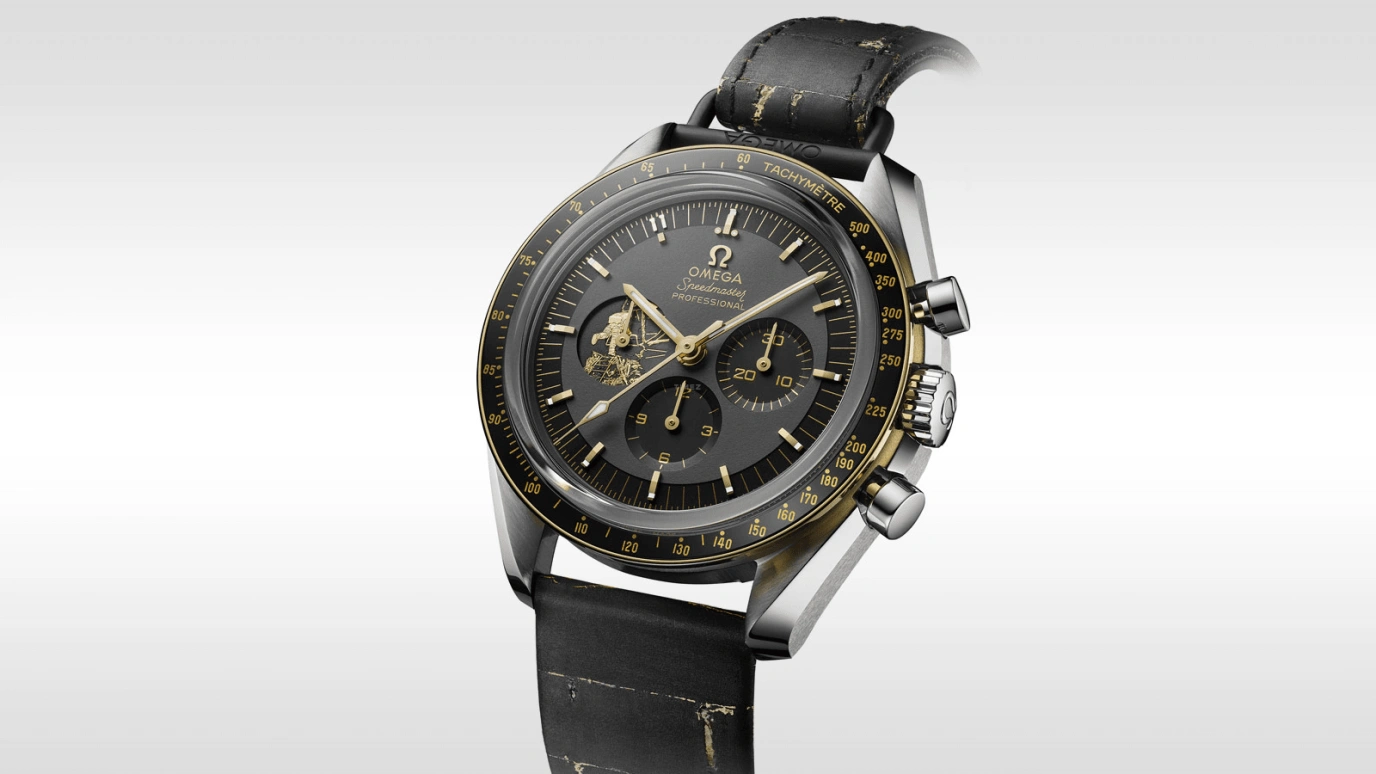 Omega,Speedmaster 42mm,42mm,Stainless Steel,Moonshine Gold,Black,Handwound,Chronograph,50hours,310,310.20.42.50.01.001