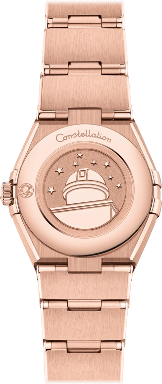 Omega,Constellation 25mm,25mm,Sedna Gold,Blue,Quartz,In-house Caliber,Sapphire,131,131.55.25.60.53.002