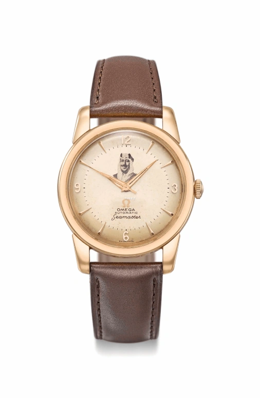 Omega,Seamaster 34.50mm,34.50mm,Rose Gold,Cream,Automatic,In-house Caliber,Round,177908