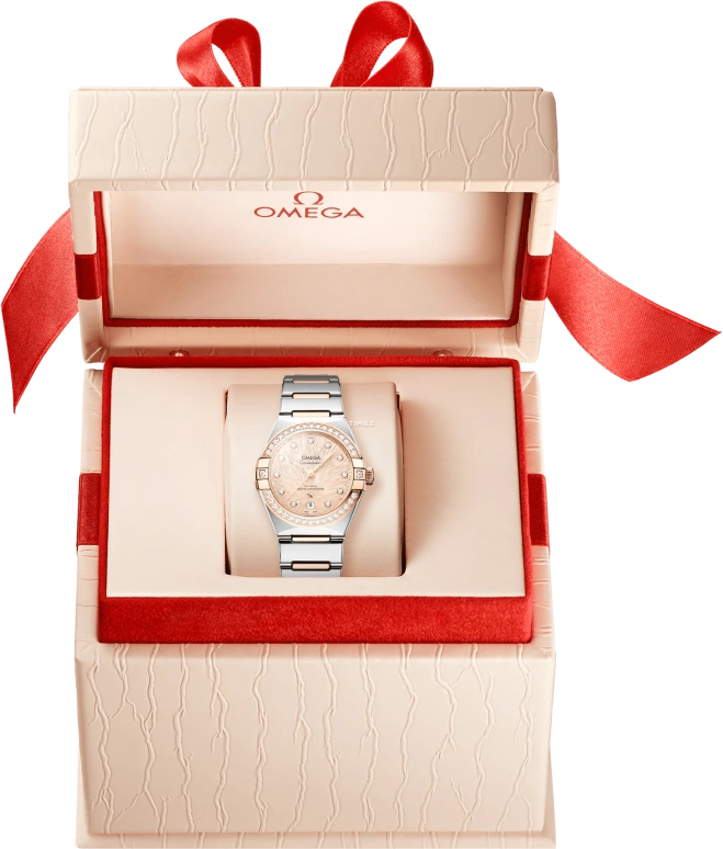 Omega,Constellation 29mm,29mm,Stainless Steel,Champagne,Automatic,Day,Anti-magnetic,131,131.25.29.20.58.002
