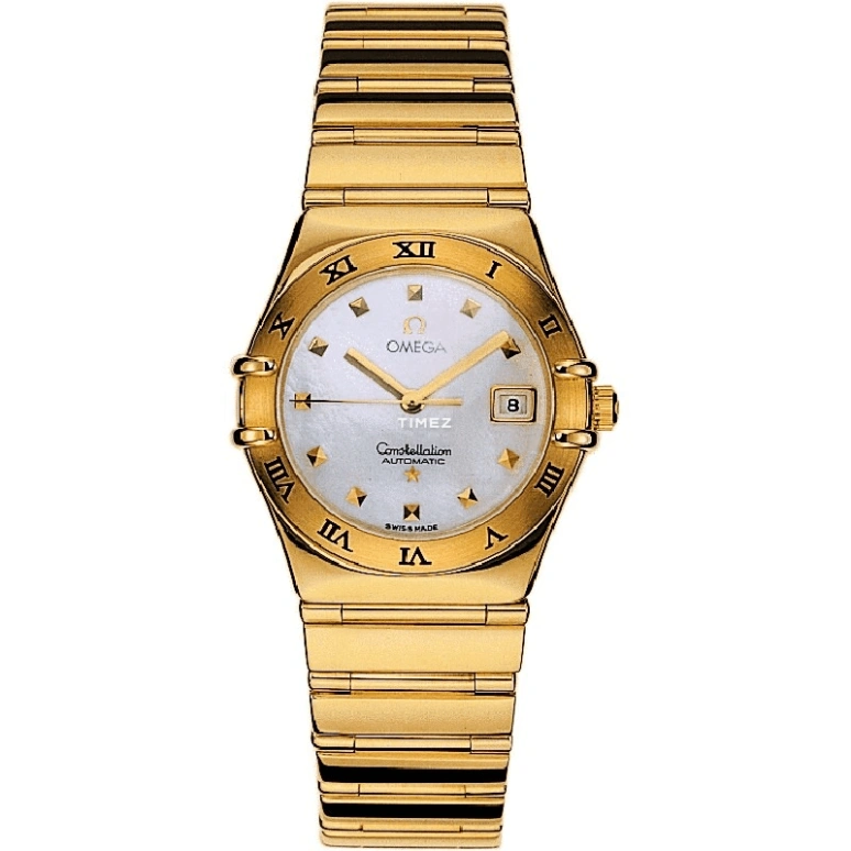 Omega,Constellation 27.50mm,27.50mm,Yellow Gold,White,Automatic,42hours,In-house Caliber,1191,1191.71.00