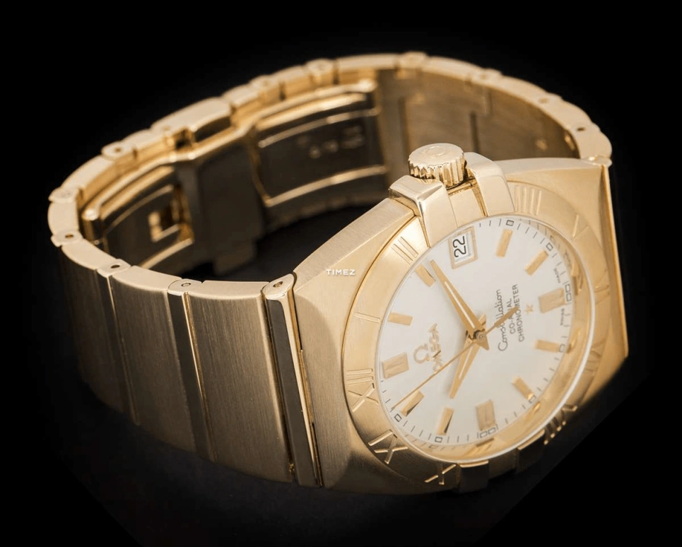 Omega,Constellation 35mm,35mm,Red Gold,White,Automatic,Day,48hours,1101,1101.30.00