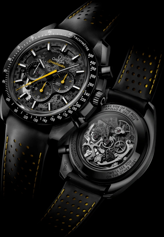 Omega,Speedmaster 44.25mm,44.25mm,Ceramic,Black,Handwound,Chronograph,Sapphire,Crystal Glass,310,310.92.44.50.01.001
