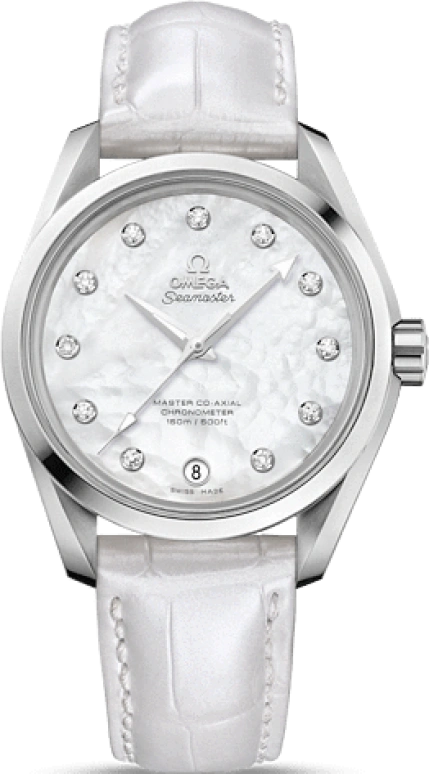 Omega,Aqua Terra 38.50mm,38.50mm,Stainless Steel,White,Automatic,Date,Co-Axial Escapement,231,231.13.39.21.55.002