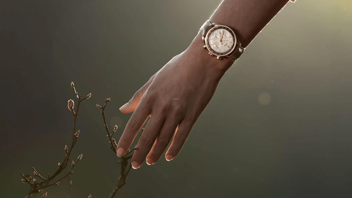 Omega,Speedmaster (Non-Moonwatch) 38mm,38mm,Sedna Gold,Beige,Automatic,Chronograph,Date,Co-Axial Escapement,Column Wheel,52hours,In-house Caliber,324,324.68.38.50.02.003