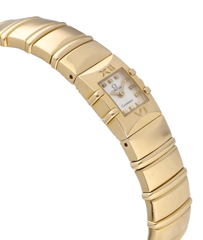 Omega,Constellation 20mm,20mm,Yellow Gold,Silver White,Quartz,30000hours,In-house Caliber,1141,1141.71.40
