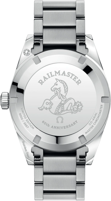 Omega,Railmaster 38mm,38mm,Stainless Steel,Black,Automatic,Co-Axial Escapement,Anti-magnetic,220,220.10.38.20.01.002