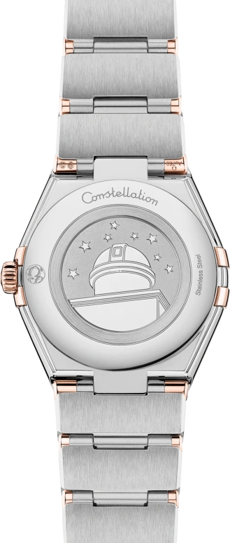Omega,Constellation 28mm,28mm,Stainless Steel,Silver White,Quartz,In-house Caliber,Sapphire,Crystal Glass,131,131.25.28.60.55.003