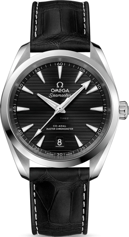 Omega,Aqua Terra 38mm,38mm,Stainless Steel,Black,Automatic,Date,Co-Axial Escapement,220,220.13.38.20.01.001