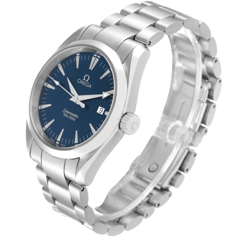 Omega,Seamaster 36.20mm,36.20mm,Stainless Steel,Blue,Quartz,Day,26280hours,2518,2518.80.00