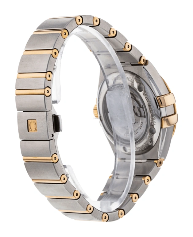 Omega,Constellation 31mm,31mm,Red Gold,Stainless Steel,White,Automatic,Day,50hours,123,123.20.31.20.55.001