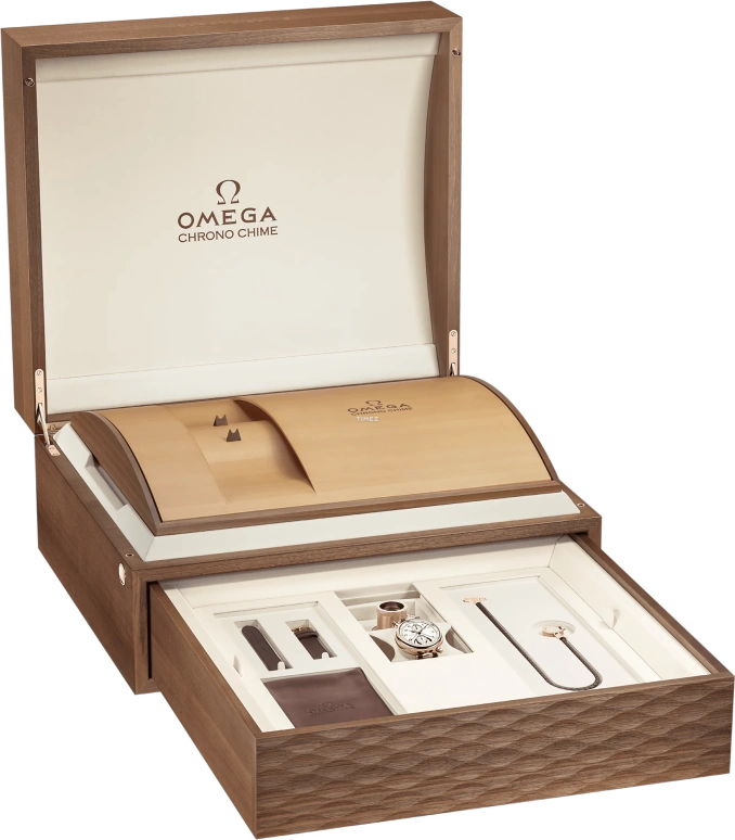 Omega,Specialities 45mm,45mm,Sedna Gold,White,Handwound,Chronograph,Minute Repeater,Anti-magnetic,522,522.53.45.52.04.001