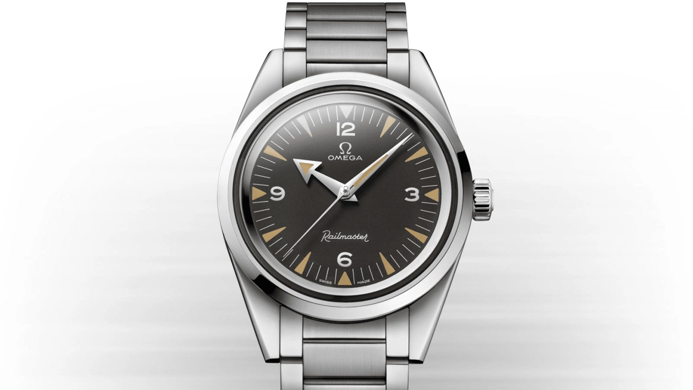 Omega,Railmaster 38mm,38mm,Stainless Steel,Black,Automatic,Co-Axial Escapement,Anti-magnetic,220,220.10.38.20.01.002