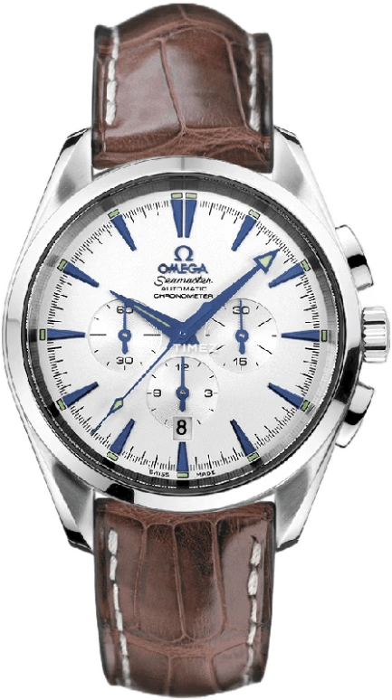 Omega,Seamaster 42.20mm,42.20mm,Stainless Steel,White,Automatic,Chronograph,Day,2812,2812.30.37