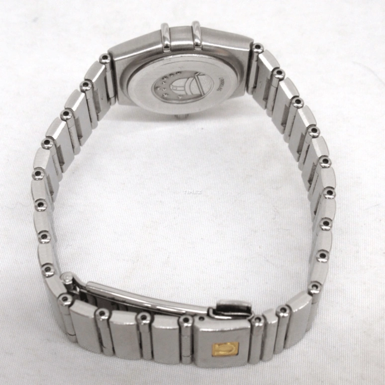 Omega,Constellation 22.50mm,22.50mm,Stainless Steel,White,Pink,Quartz,30000hours,In-house Caliber,1562,1562.83.00