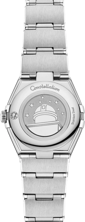 Omega,Constellation 25mm,25mm,Stainless Steel,Blue,Quartz,In-house Caliber,Sapphire,Crystal Glass,131,131.15.25.60.53.002